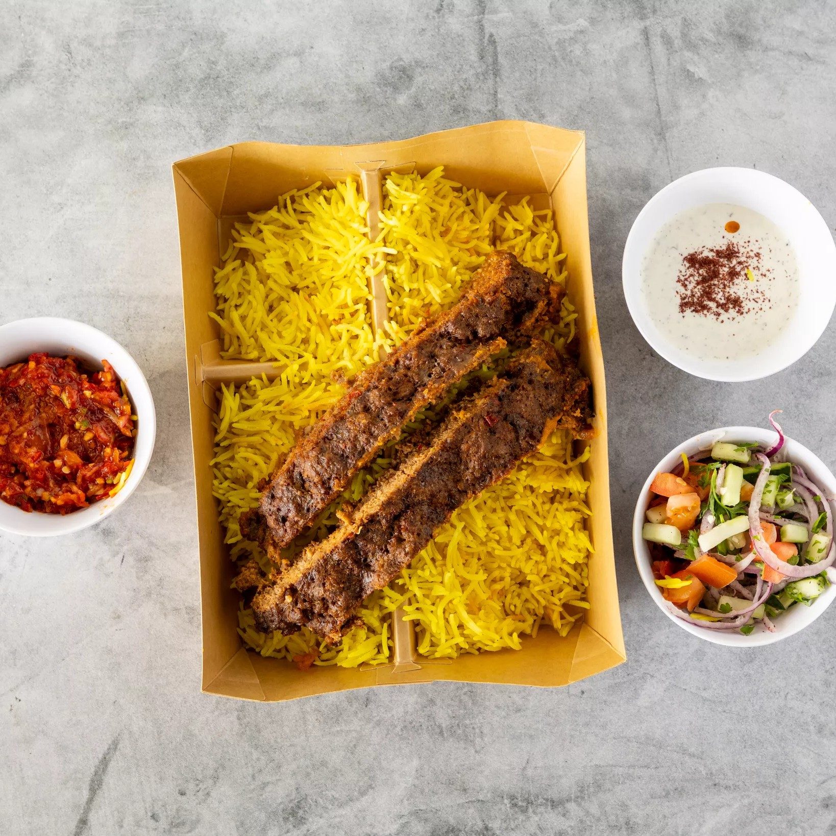 Kabab platter.